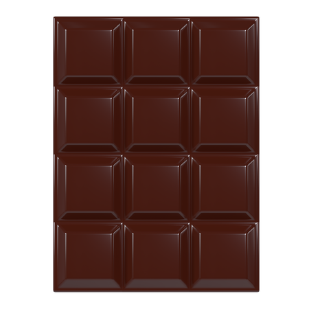 Chocolate Bar  3D Illustration