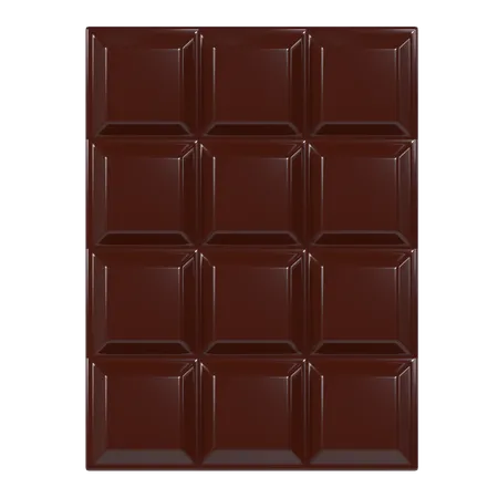 Chocolate Bar  3D Illustration