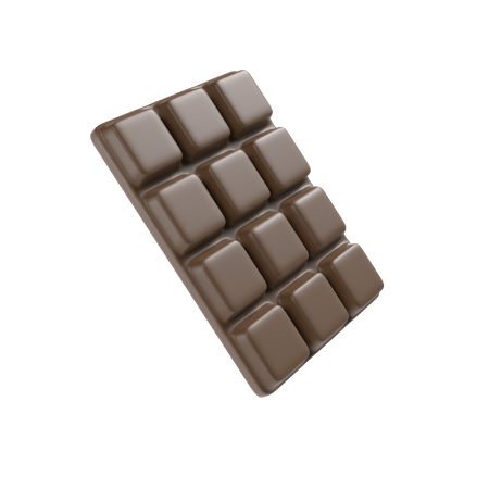 Chocolate Bar  3D Illustration