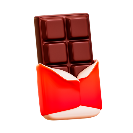 Chocolate Bar  3D Illustration