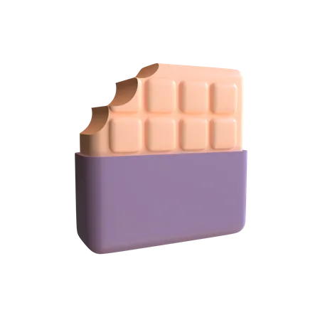 Chocolate Bar  3D Illustration