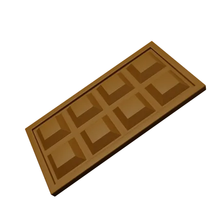 Chocolate bar  3D Illustration