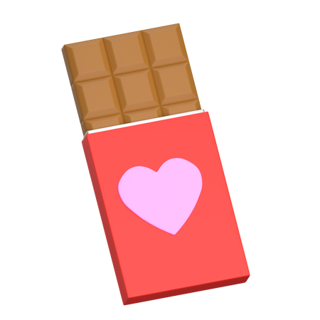 Chocolate Bar  3D Illustration