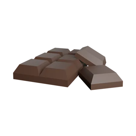 Chocolate Food Beverage 3D Illustration