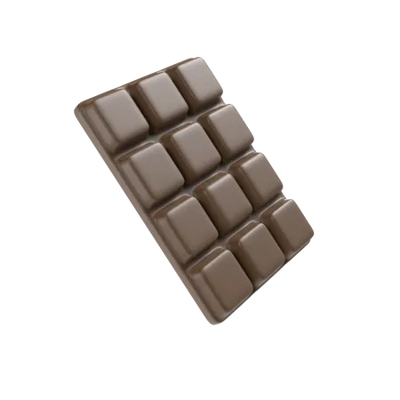 Chocolate Bar 3 D Illustration Rendering 3D Illustration