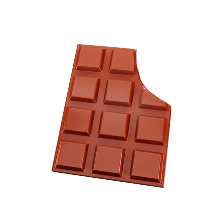 These Are 3 D Chocolate Bar Icons Commonly Used In Design And Games 3D Icon