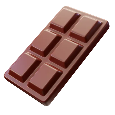 3 D Render Illustration Chocolate Bar 3D Icon