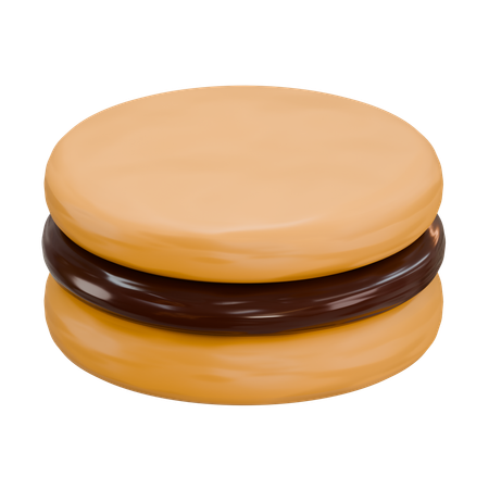 Chocolate Biscuit  3D Icon