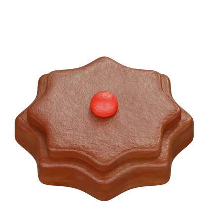 チョコレートビスケット  3D Icon