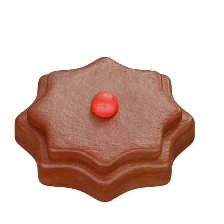 Chocolate Biscuit  3D Icon