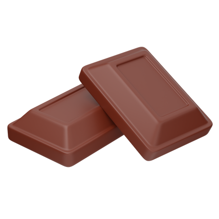 チョコレートブロック  3D Icon