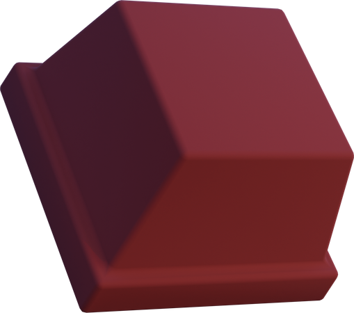 Chocolate Block  3D Icon