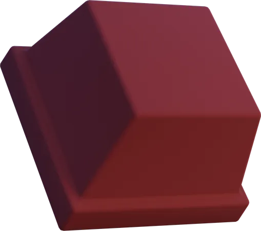 Chocolate Block  3D Icon