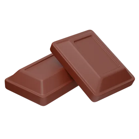 Chocolate Block  3D Icon