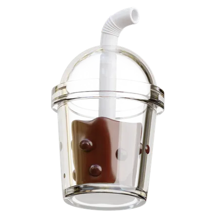 Chocolate boba  3D Icon