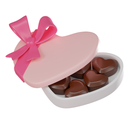 Chocolate Box  3D Icon