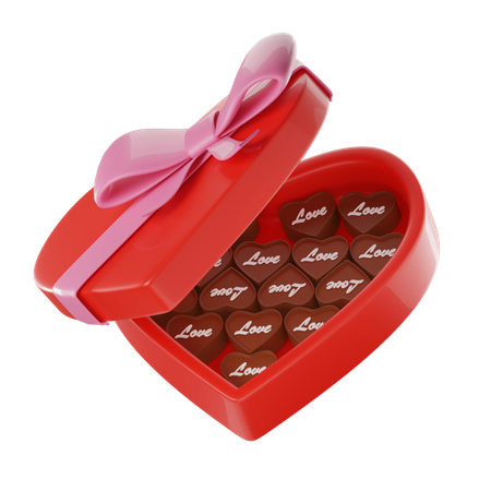 Chocolate Box  3D Icon