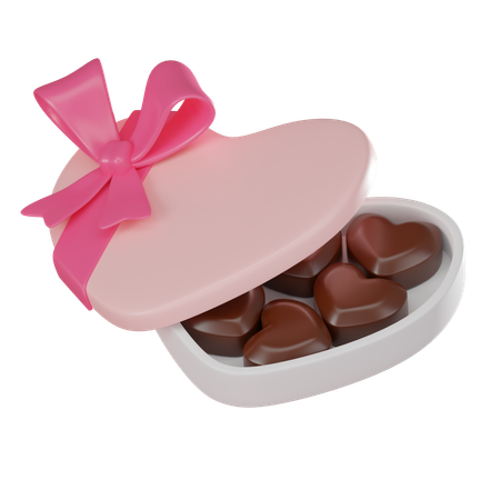 Chocolate Box  3D Icon