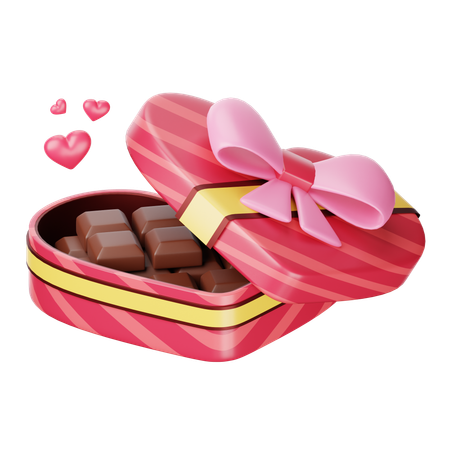 Chocolate Box  3D Icon