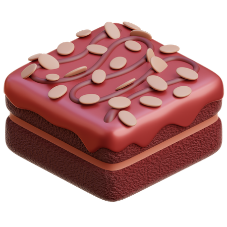 Chocolate Brownies  3D Icon