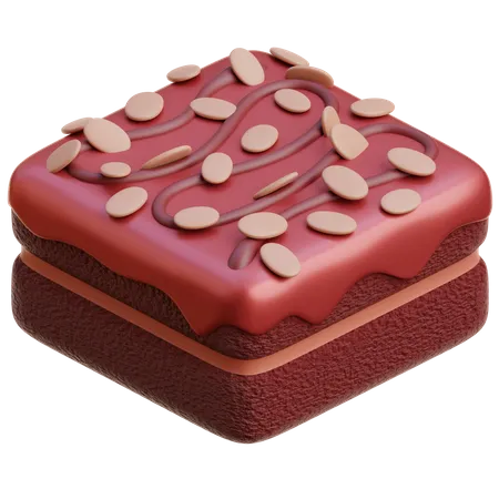 Chocolate Brownies  3D Icon