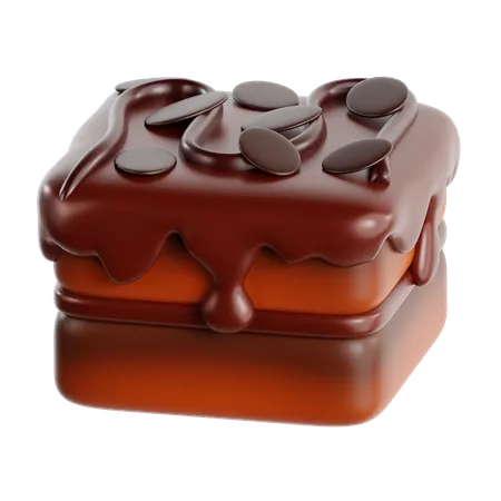 Chocolate Brownies  3D Icon