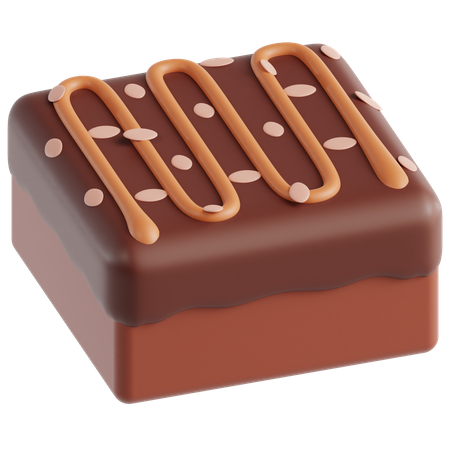 Chocolate Brownies  3D Icon