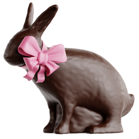 초콜릿 토끼  3D Icon