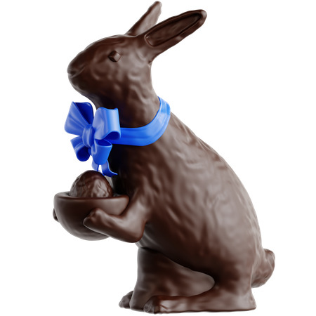 초콜릿 토끼  3D Icon