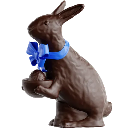 초콜릿 토끼  3D Icon