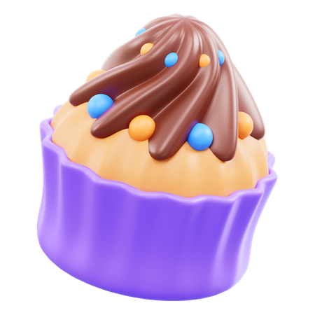 チョコケーキ  3D Icon