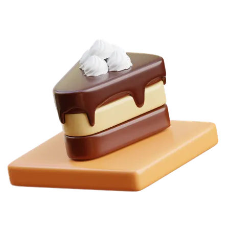 Chocolate  cake  3D Icon