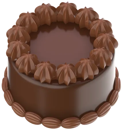 Chocolate cake  3D Icon