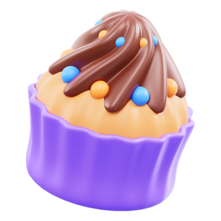 Chocolate Cake  3D Icon