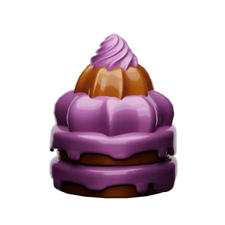 Chocolate Cake  3D Icon