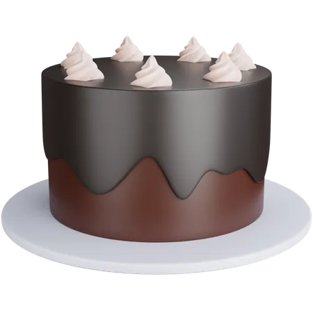 Chocolate cake  3D Icon