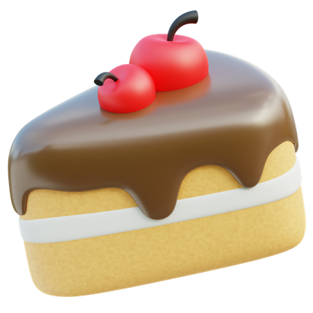 Chocolate Cake  3D Icon