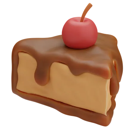 Chocolate Cake  3D Icon