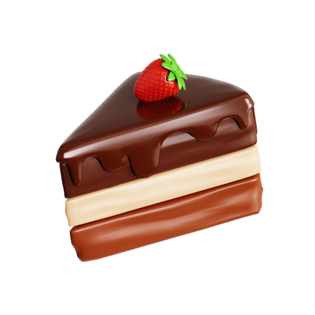 Chocolate Cake  3D Icon