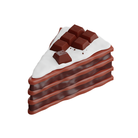 Chocolate Cake  3D Icon