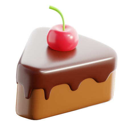 Chocolate Cake  3D Icon