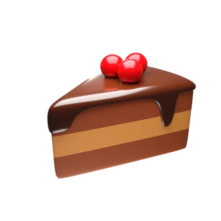 Chocolate Cake  3D Icon