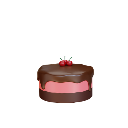 Chocolate Cake  3D Icon