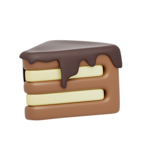 Chocolate Cake  3D Icon