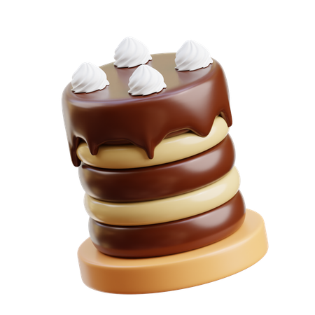 Chocolate  cakes  3D Icon