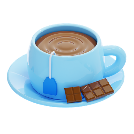 Chocolate caliente  3D Icon