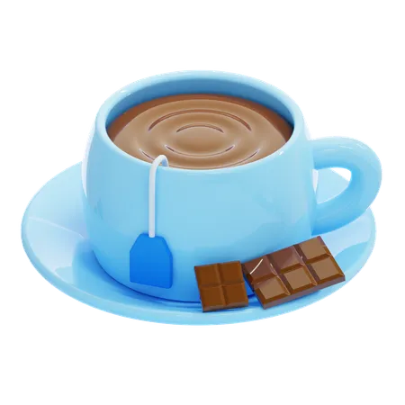 Chocolate caliente  3D Icon