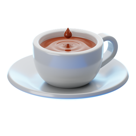 Chocolate caliente  3D Icon