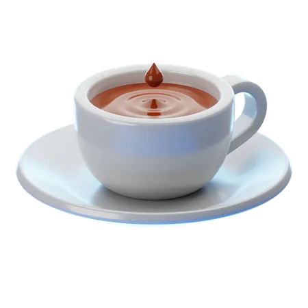 Chocolate caliente  3D Icon