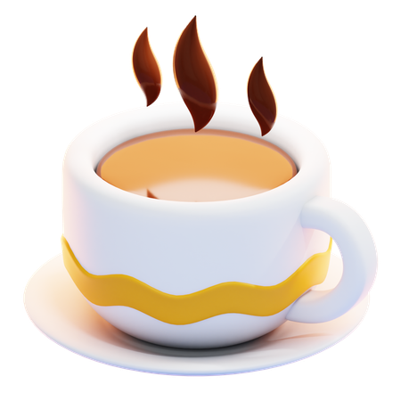 Chocolate caliente  3D Icon